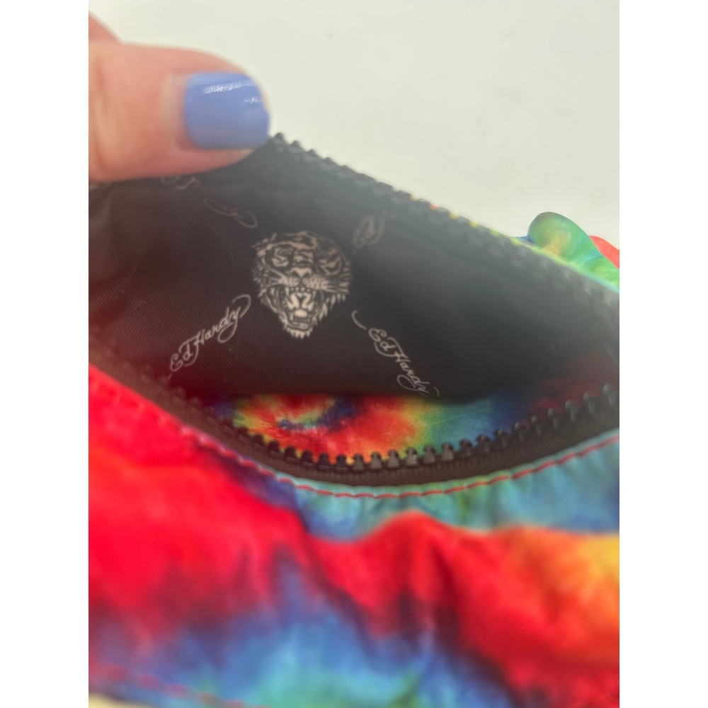 Ed Hardy Mini Backpack Love Kills Slowly Skull Tie Dye Rainbow Y2K Tattoo Art - Picture 2 of 6